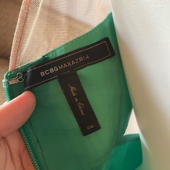 BCBGMaxAzria Green Mini Dress - Picture 5 of 5